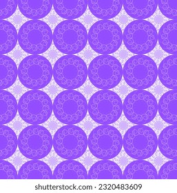 Seamless Geomatric vector background Pattern in purple