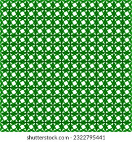 Seamless Geomatric vector background Pattern in green