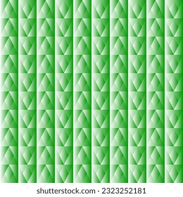 Seamless Geomatric vector background Pattern in green