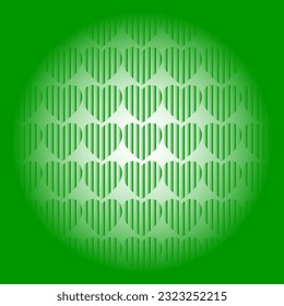 Seamless Geomatric vector background Pattern in green
