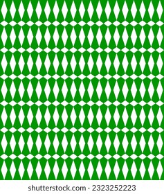 Seamless Geomatric vector background Pattern in green