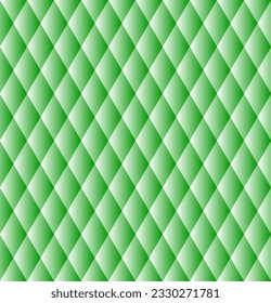Seamless Geomatric vector background Pattern in green