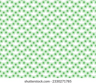 Seamless Geomatric vector background Pattern in green