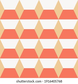 Seamless geometric 3 d pattern
