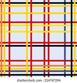 Seamless geometric abstract art modern