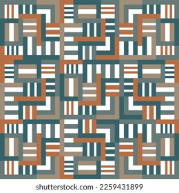 Diseño De Fondos De Resumen Geométrico Sin Precedentes. Patrón de formas geométricas simples. Para uso en Presentación, Volante o Folleto, Tarjetas, ropa, tela, Sitio Web, fondo de pantalla, ilustración vectorial.
