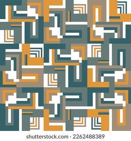 Seamless Geometric Abstract Backgrounds Design. Simple geometric shapes pattern. For use in Presentation, Flyer or Leaflet, fashion, Cards, clothes, fabric, Website, wallpaper, Vector illustration.