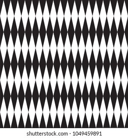 Seamless geometric abstract compressed diamond pattern