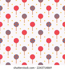 Seamless geometric abstract knitted pattern background.