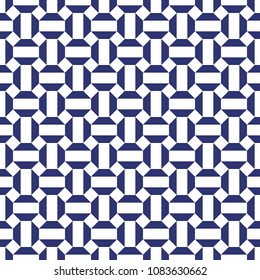 Seamless geometric abstract octagon pattern background