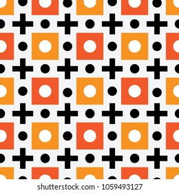 Seamless geometric abstract pattern