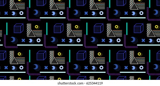 Seamless geometric abstract pattern.