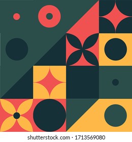 Seamless geometric abstract pattern in 80s style. Warm shades of vibrant colors. Print for fabric, wallpaper, pillows or blankets. Background for website or for presentation.
EPS 10