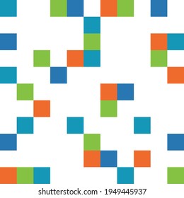 Seamless geometric abstract pattern in 80s style. Warm shades of vibrant colors. Print for fabric, wallpaper, pillows or blankets. Background for website or for presentation.
EPS 10