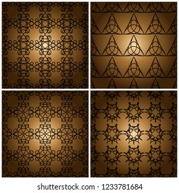 seamless geometric abstract pattern background