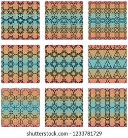 seamless geometric abstract pattern background