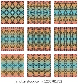 seamless geometric abstract pattern background