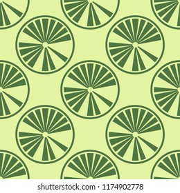 Seamless geometric abstract pattern with circles and rings
