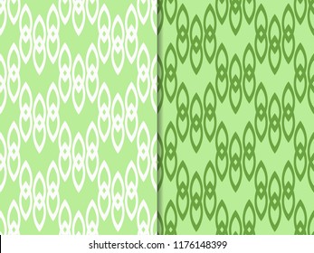 Seamless geometric abstract pattern with circles and rings