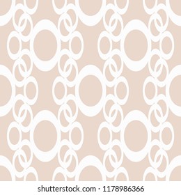 Seamless geometric abstract pattern with circles and rings