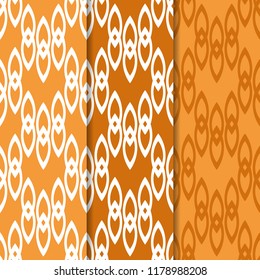 Seamless geometric abstract pattern with circles and rings