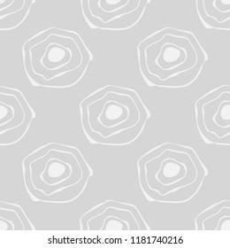 Seamless geometric abstract pattern with circles and rings