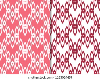 Seamless geometric abstract pattern with circles and rings