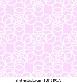 Seamless geometric abstract pattern with circles and rings