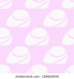 Seamless geometric abstract pattern with circles and rings