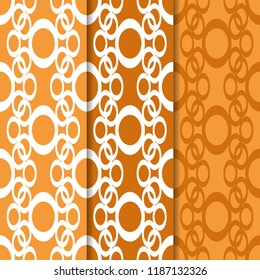 Seamless geometric abstract pattern with circles and rings