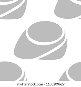 Seamless geometric abstract pattern with circles and rings
