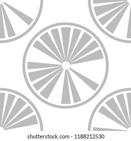 Seamless geometric abstract pattern with circles and rings