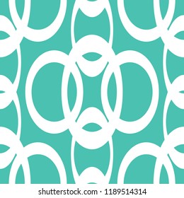 Seamless geometric abstract pattern with circles and rings