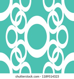Seamless geometric abstract pattern with circles and rings