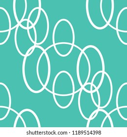 Seamless geometric abstract pattern with circles and rings