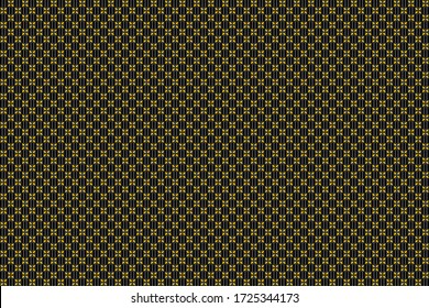 Seamless geometric abstract pattern.  Elegant gold ellipses on black background. Simple geo print block for male polo t shirt, patchwork textile wrapping cloth, silk scarf bandana.