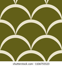 seamless geometric abstract pattern with fish scales