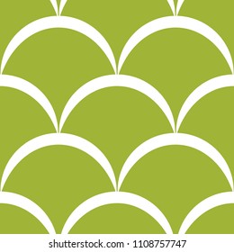 seamless geometric abstract pattern with fish scales