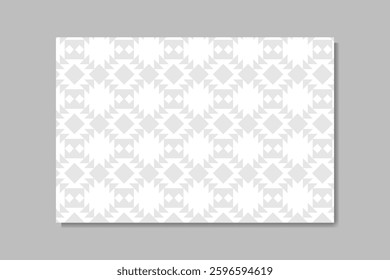seamless geometric abstract pattern for grey and white wall paper