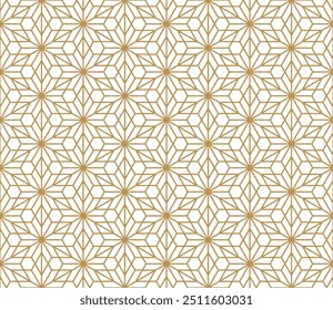 Patrón abstracto geométrico inconsútil en estilo islámico