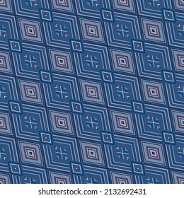 Patrón abstracto geométrico sin inconvenientes. Fondo de color moderno. Papel pintado de Fachion con rayas, líneas, rhombus. Diseño textil simple. Vector.
