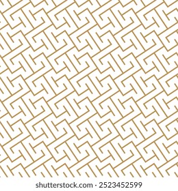Seamless geometric abstract pattern with a modern line style