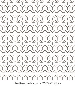Seamless geometric abstract pattern with a modern style