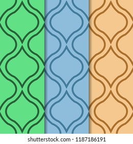 seamless geometric abstract pattern with rhombus
