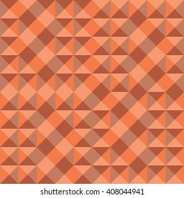 Seamless geometric abstract pattern. Triangle volume mosaic background in vector. Universal backdrop for wallpaper. 
