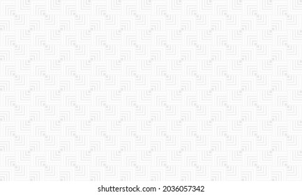 Seamless geometric abstract pattern. White and light grey stacked square outline on white background.Vector illustration clean background. For male shirt patchwork textile wrapping cloth silk scarf 