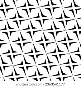 Seamless geometric abstract X letter design pattern. Used for design surfaces, fabrics, textiles.