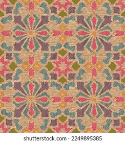 Seamless geometric allover design pattern