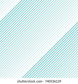 Seamless geometric aquamarine pattern. Diagonal lines pattern. Repeat straight stripes texture background,