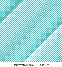 Seamless geometric aquamarine pattern. Diagonal lines pattern. Repeat straight stripes texture background,